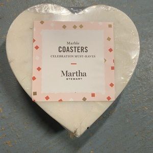 Martha Stewart Marble Cheese Board and Coasters